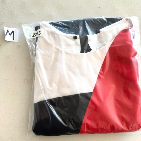 Milly Colorblock Helix Sleeveless Sheath Dress 8 - Picture 13 of 13